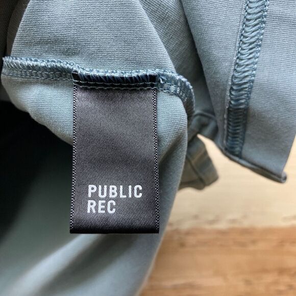 Public Rec Mens Polo Shirt XXL Gray Solid Pima Cotton Casual Soft - Picture 8 of 12